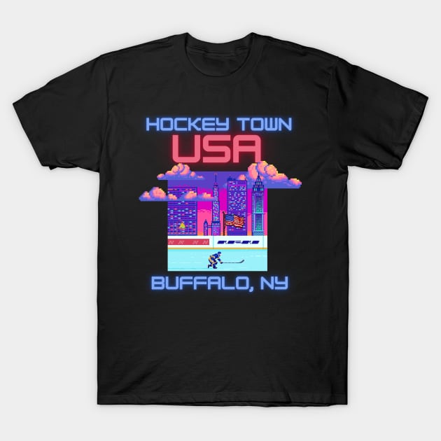 Hockey Town USA Buffalo T-Shirt by Buffalo Tees